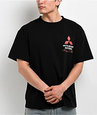 Mitsubishi Racing Club Logo Black T-Shirt