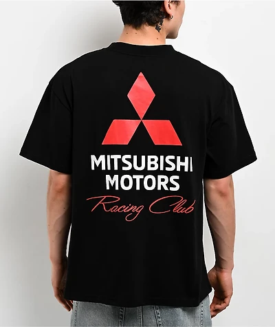 Mitsubishi Racing Club Logo Black T-Shirt