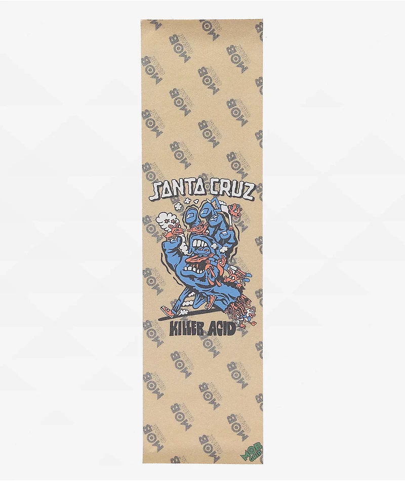 Mob Santa Cruz x Killer Acid Hand Clear Grip Tape