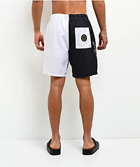 Modelo Lion Black & White Board Shorts