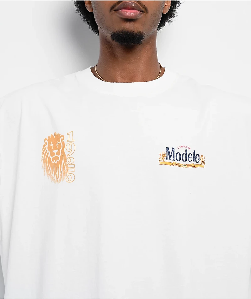Modelo Lion Head Off White T-Shirt
