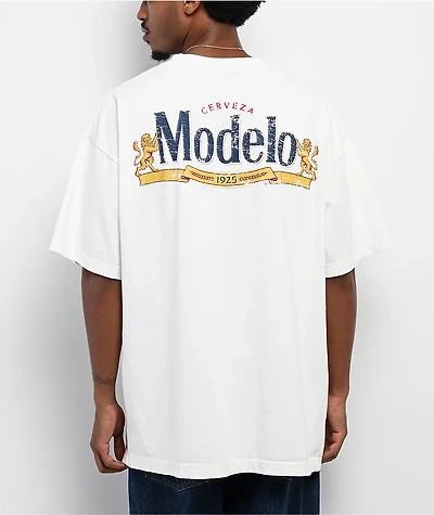 Modelo Lion Head Off White T-Shirt