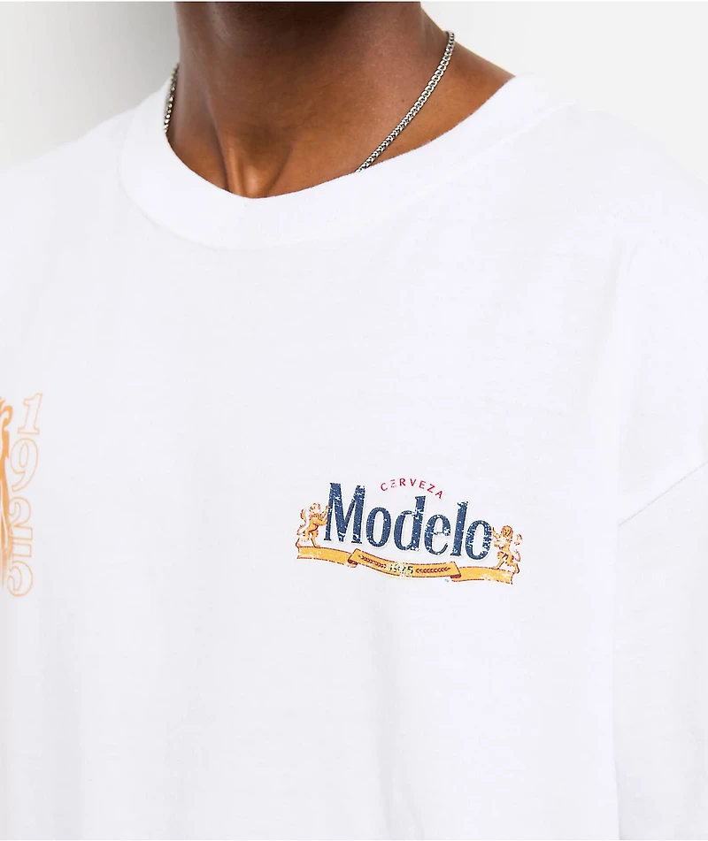 Modelo Lion Head White T-Shirt