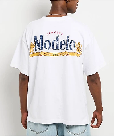Modelo Lion Head White T-Shirt