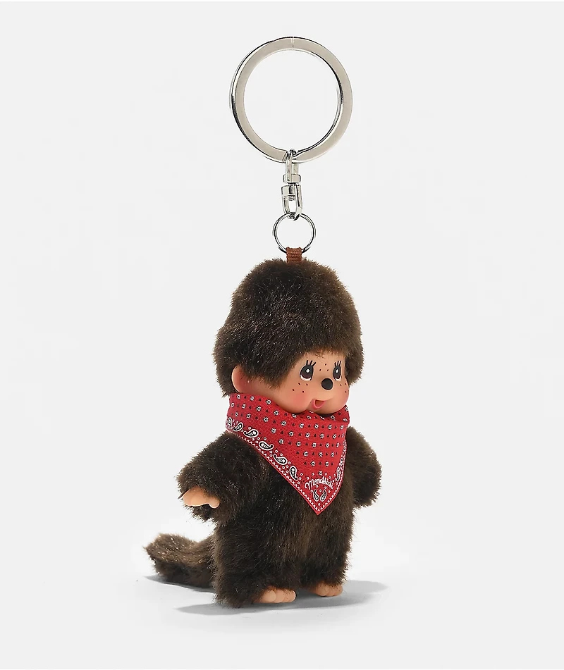 Monchhichi Bandana Boy Vinyl Plush Keychain
