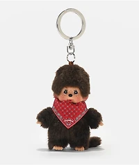 Monchhichi Bandana Boy Vinyl Plush Keychain