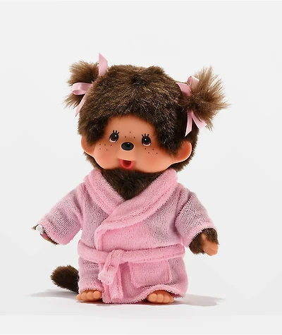 Monchhichi Bathrobe Girl Vinyl Plush Toy