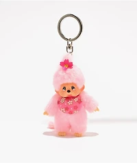 Monchhichi Cherry Blossom Plush Keychain