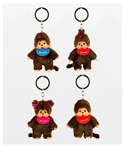 Monchhichi Classic Assorted Vinyl Plush Keychain