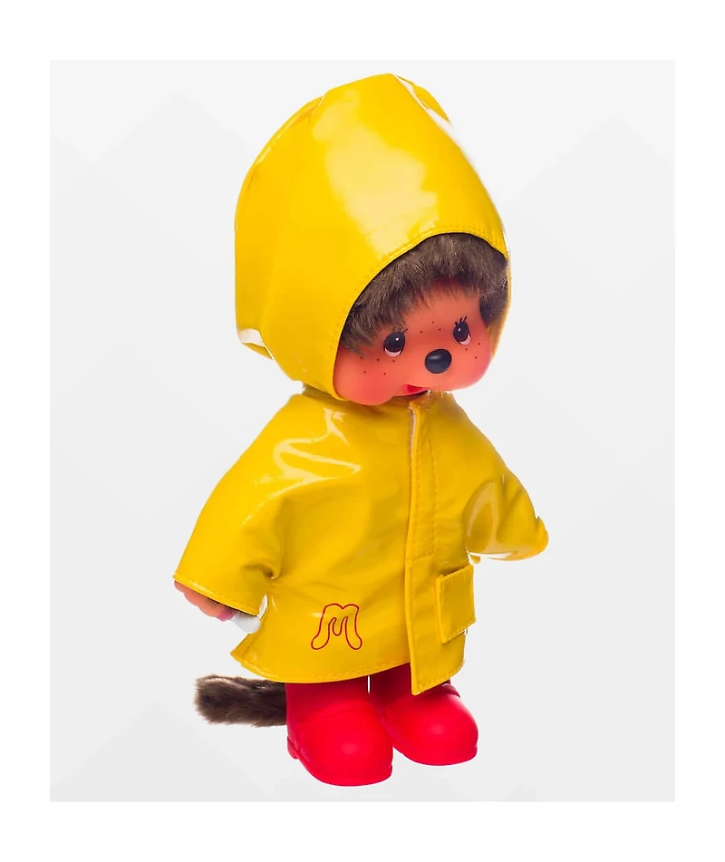 Monchhichi Raincoat Boy Vinyl Plush Toy