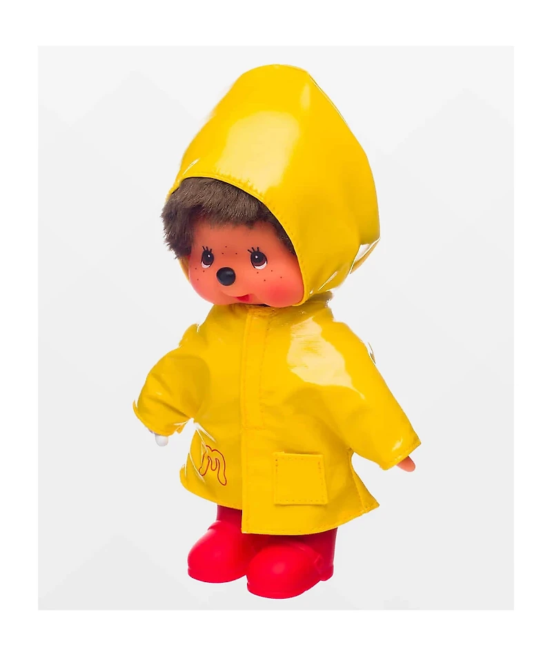 Monchhichi Raincoat Boy Vinyl Plush Toy