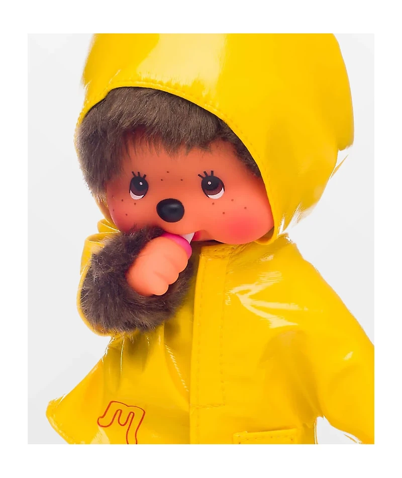 Monchhichi Raincoat Boy Vinyl Plush Toy