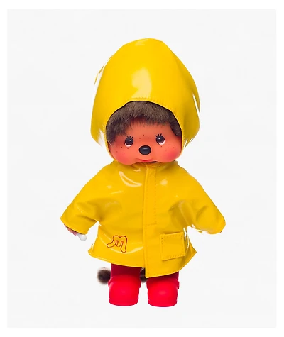 Monchhichi Raincoat Boy Vinyl Plush Toy