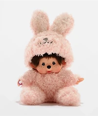 Monchhichi Sitting Fluffy Bunny Vinyl Plush Toy