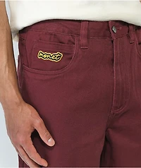 Monet Burgundy Skate Jeans
