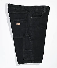 Monet Carve Black Wash Denim Shorts