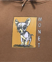 Monet Chihuahua Brown Hoodie