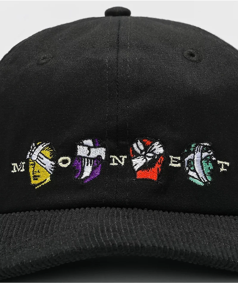Monet Concrete Black Strapback Hat