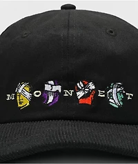 Monet Concrete Black Strapback Hat