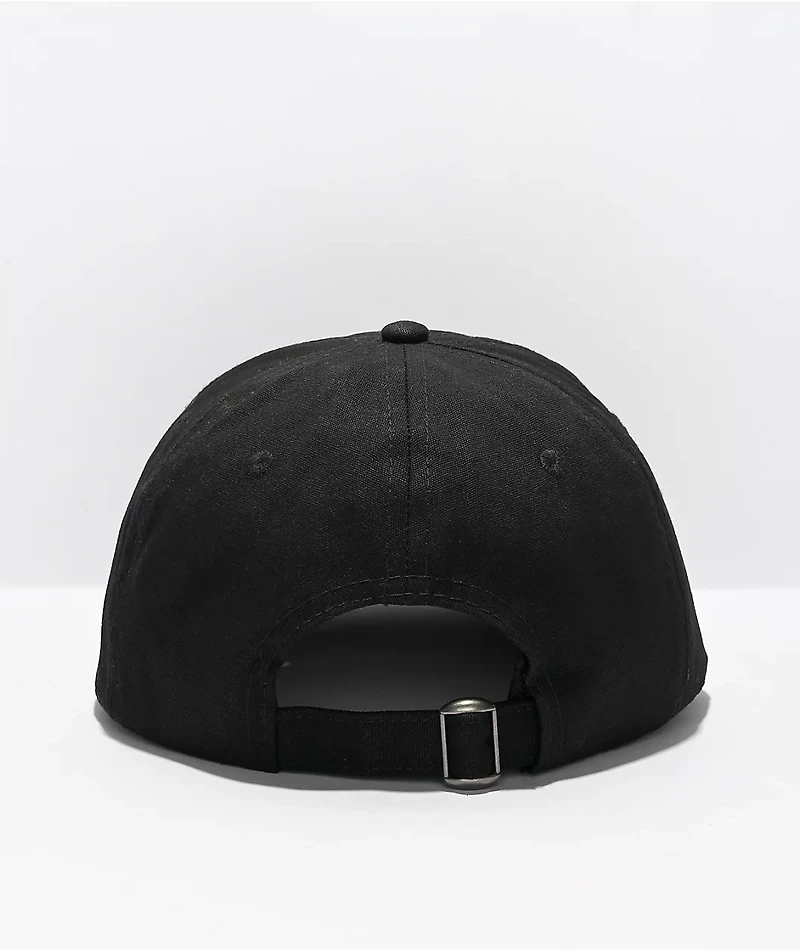 Monet Concrete Black Strapback Hat