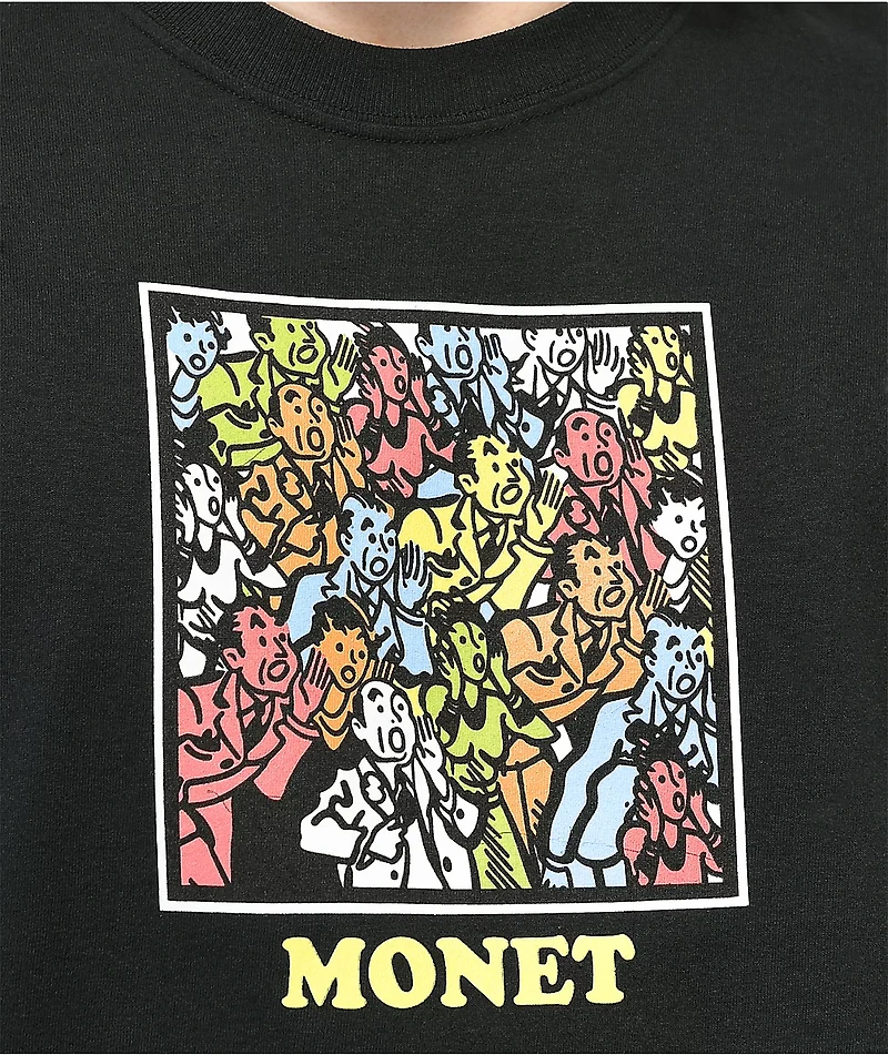 Monet Crowd Black T-Shirt