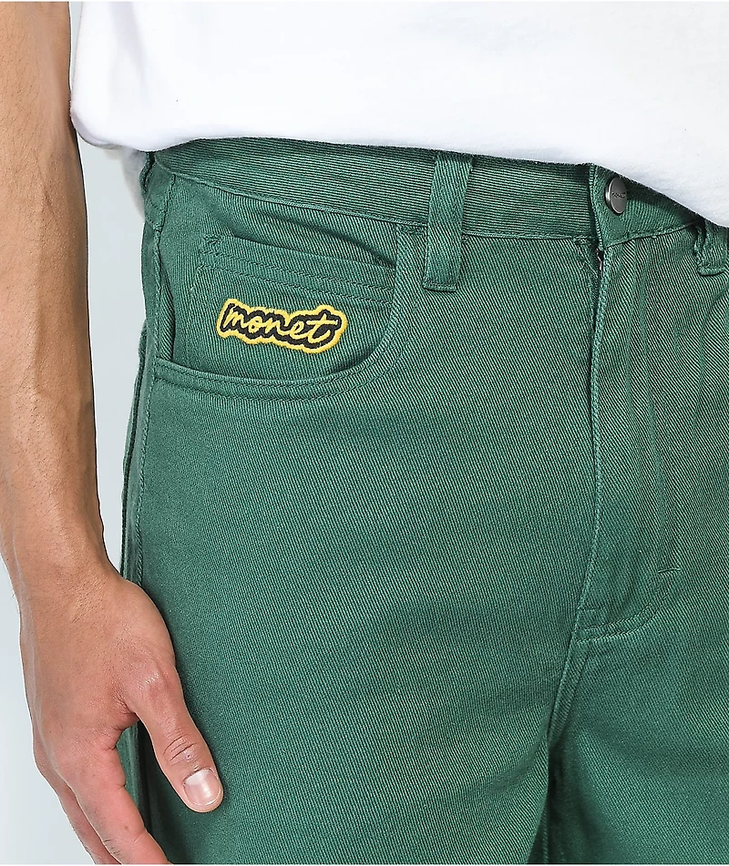 Monet Hunter Green Skate Jeans