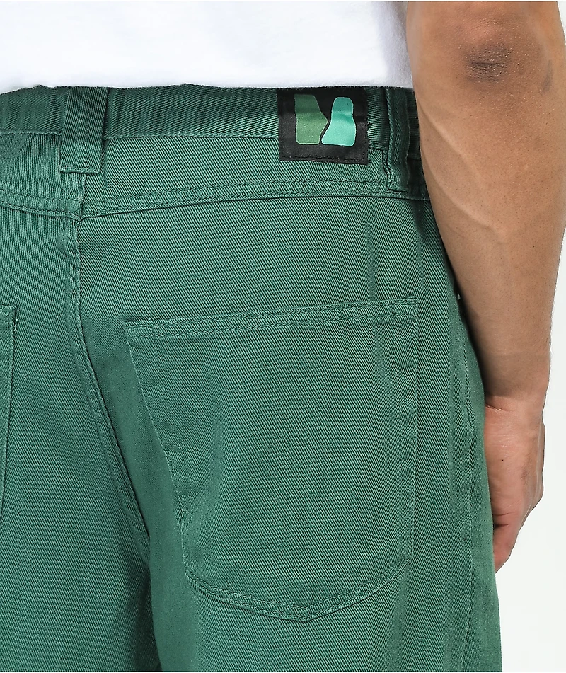 Monet Hunter Green Skate Jeans