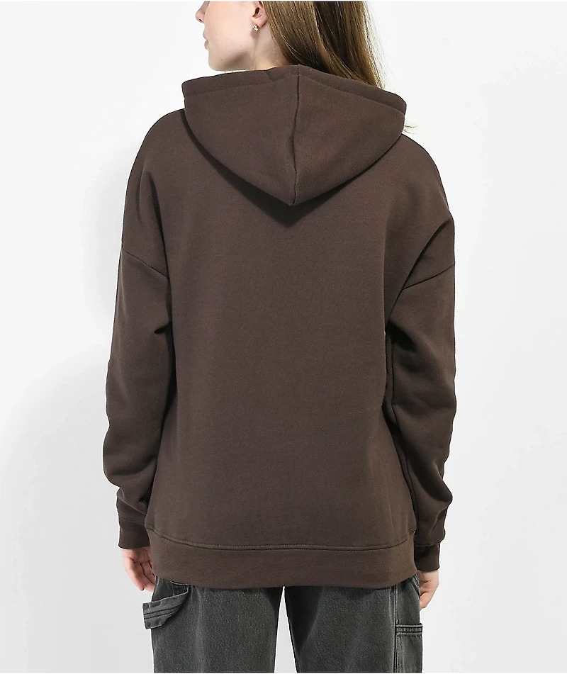 Monet Mason Nature Brown Hoodie