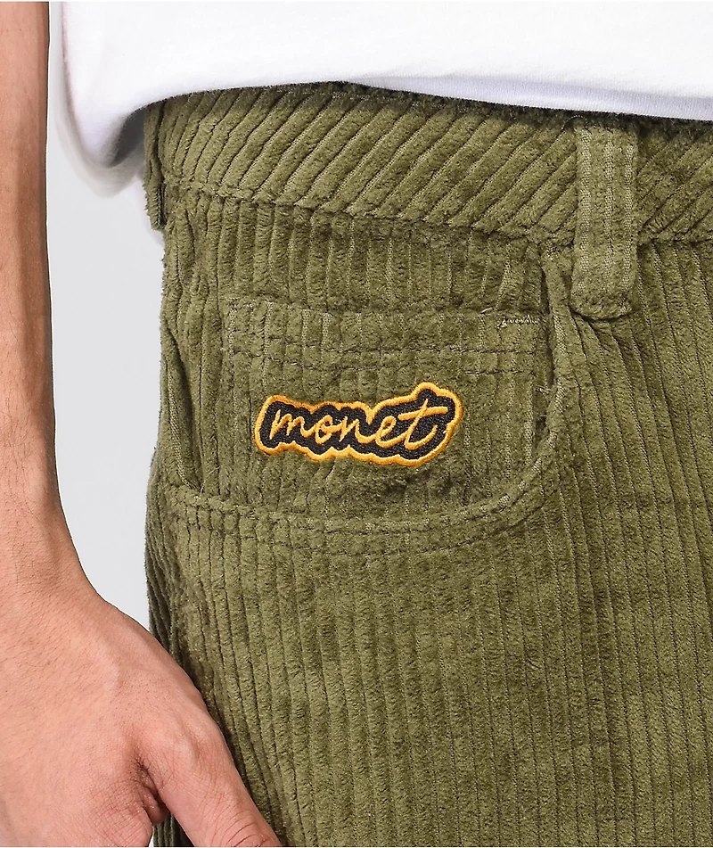 Monet Push Olive Corduroy Skate Pants