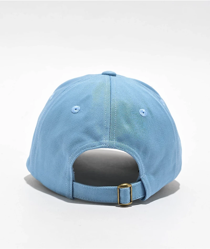 Monet Skateboards Bouquet Blue & Black Strapback Hat