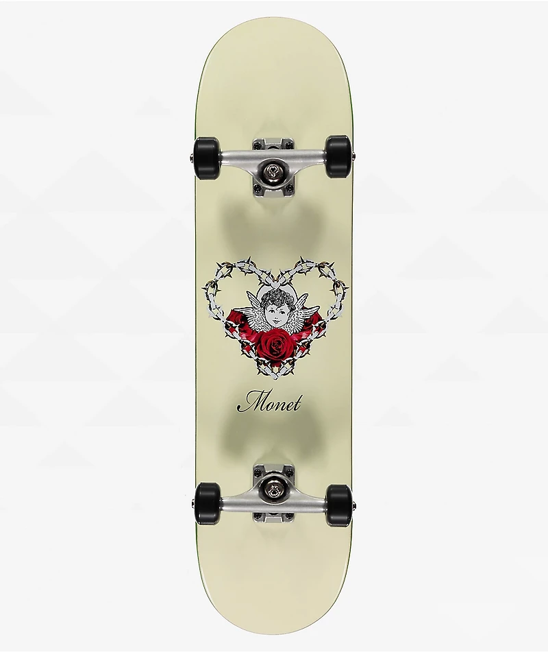 Monet Skateboards Cherub Roses 8.0" Skateboard Complete