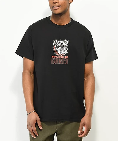Monet Skateboards Dawghaus Black T-Shirt