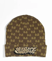 Monet Skateboards Full Cab Brown Beanie