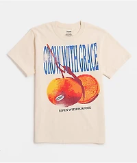 Monet Skateboards Kids Grow With Grace Cream T-Shirt