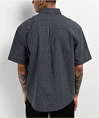 Monet Skateboards Sweeper Blue Plaid Short Sleeve Shirt
