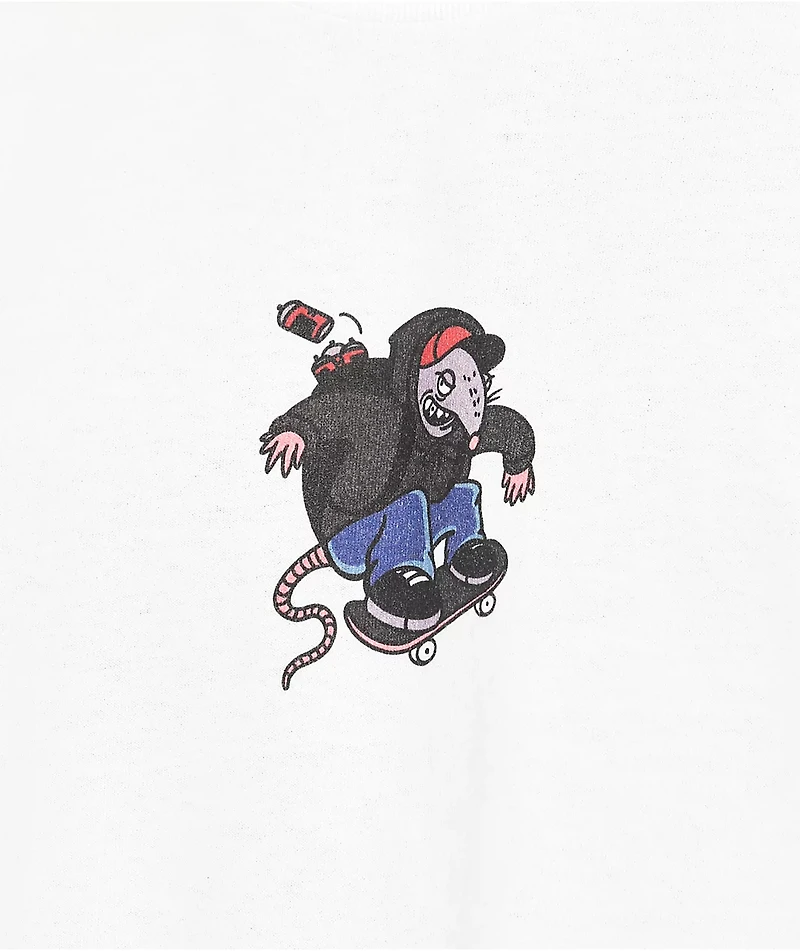 Monet Street Rat White T-Shirt