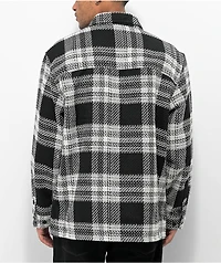 Monet Tips Heavy Black Flannel Shirt