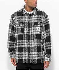 Monet Tips Heavy Black Flannel Shirt