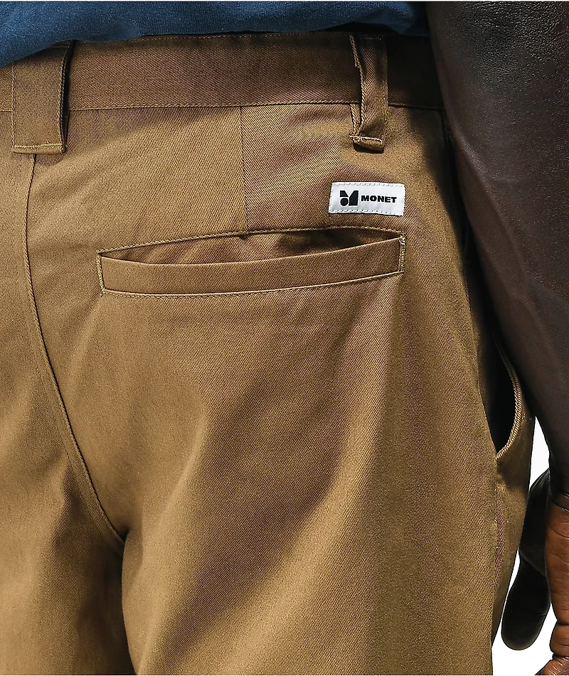 Monet Wallenberg Khaki Twill Pants