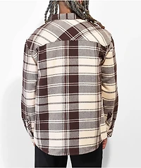 Monet Woof Tan & Brown Flannel