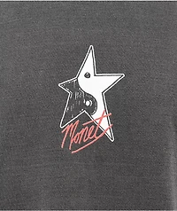Monet Yin Yang Star Black Wash T-Shirt