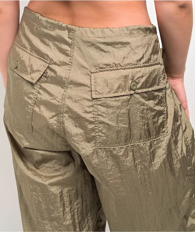 Motel Green Parachute Pants