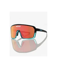 Motley 1984™ Black Aqua Fade & Red Mirror Sunglasses