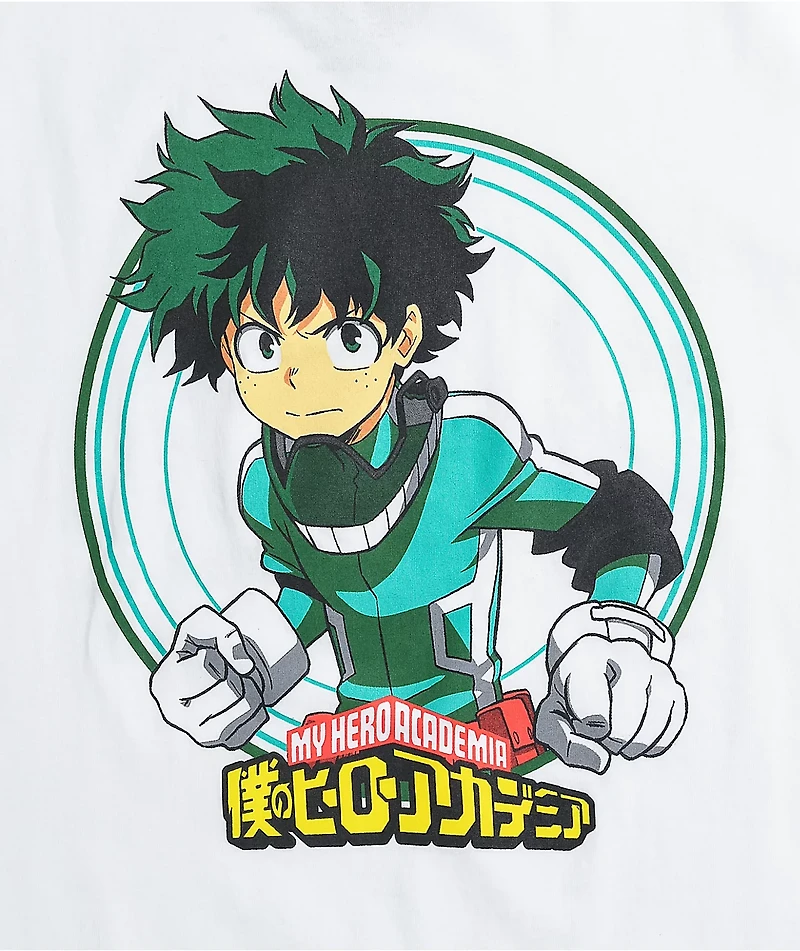 My Hero Academia Izuku Midoriya White T-Shirt
