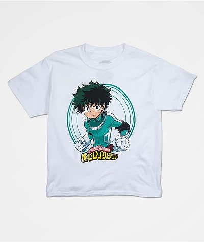 My Hero Academia Kids Deku White T-Shirt