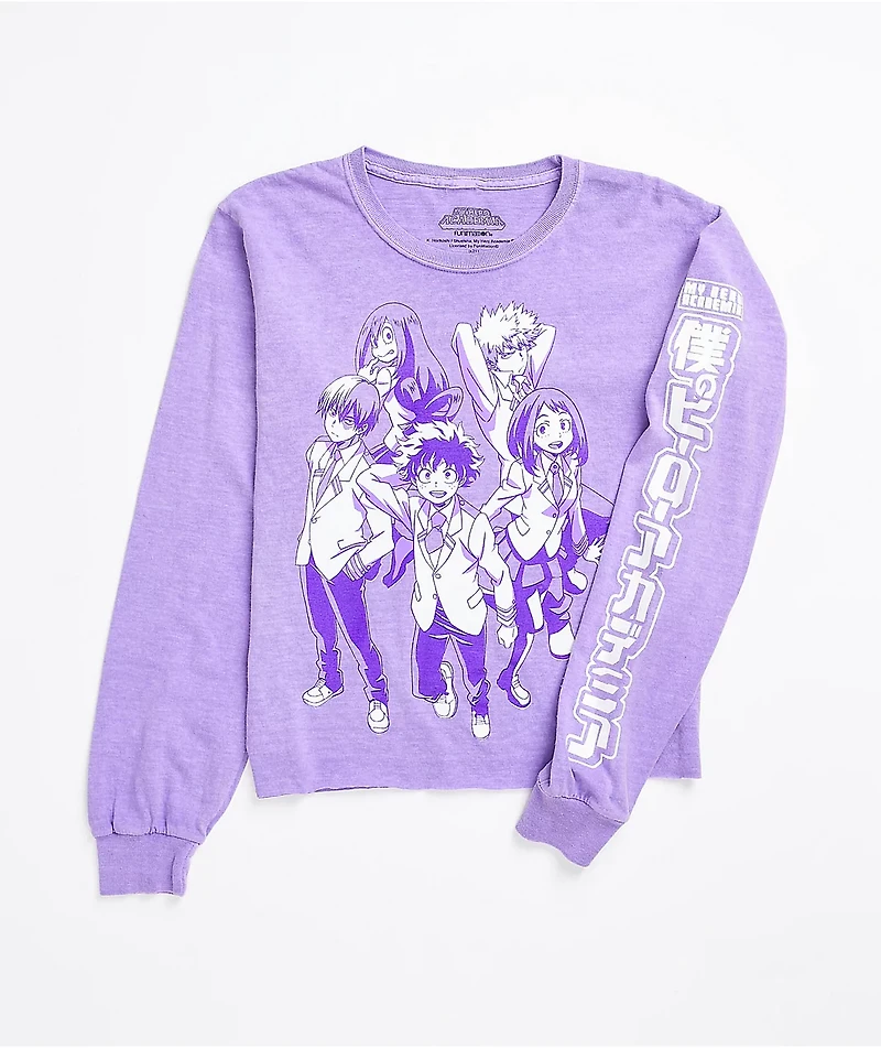 My Hero Academia Purple Long Sleeve T-Shirt