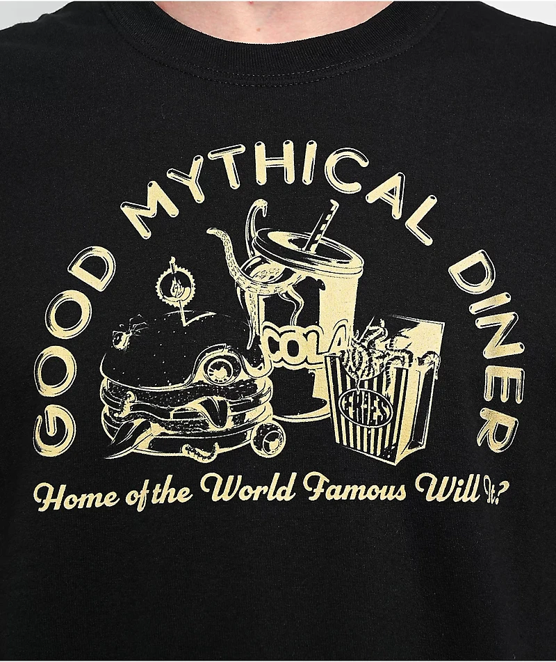 Mythical Diner Black T-Shirt