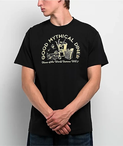 Mythical Diner Black T-Shirt