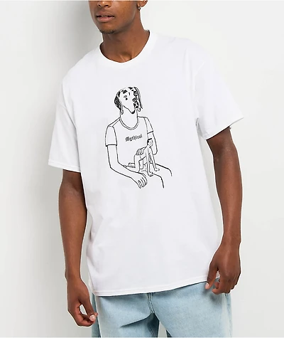 Mythical Dog's Best Friend White T-Shirt