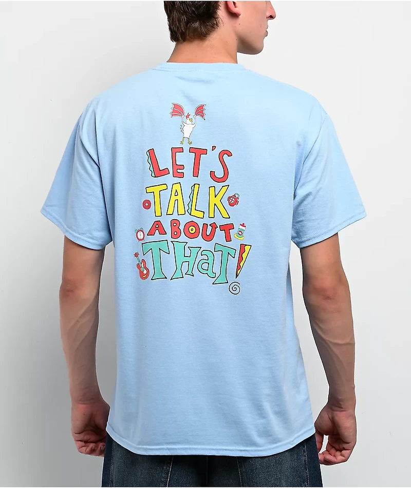 Mythical Let's Talk About That Light Blue T-Shirt